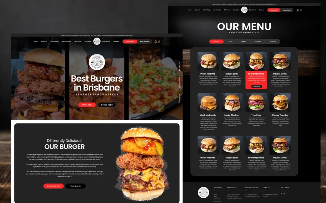 Hashtags Burgers and Wafles